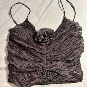 Glamour Lavie Monte-Carlo Cropped Cami | Women’s XS | Black